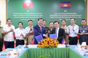 Quy tập 12 hài cốt liệt sĩ tại tỉnh Kép, Vương quốc Campuchia