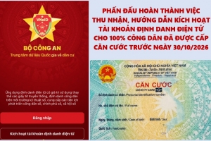 Lào Cai đặt mục tiêu 100% công dân có tài khoản VNeID trước ngày 30/10