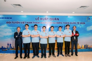 Việt Nam giành 2 Huy chương Vàng Olympic Toán quốc tế 2026, xếp thứ 5 thế giới