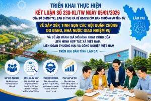 Lào Cai sắp xếp, tinh gọn các hội quần chúng theo Kết luận của Bộ Chính trị