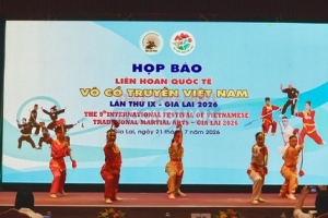 Gia Lai: Nhiều hoạt động quảng bá giá trị võ học Việt ra thế giới