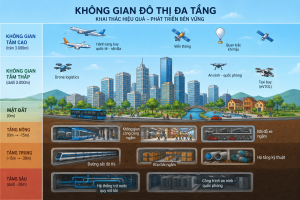 Hà Nội triển khai thu phí khai thác không gian ngầm, không gian tầm thấp