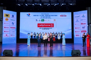 CellphoneS đạt chứng nhận “Top 10 nhãn hiệu nổi tiếng Việt Nam năm 2026”