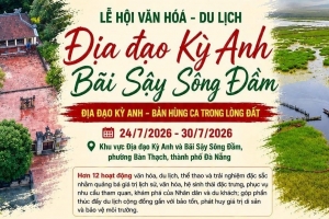 Hơn 12 hoạt động đặc sắc tại Lễ hội văn hóa - du lịch Địa đạo Kỳ Anh - Bãi sậy sông Đầm