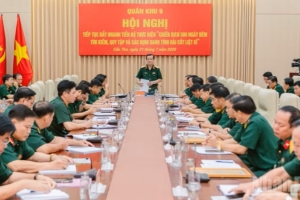 Quân khu 9 tiếp tục đẩy nhanh tiến độ thực hiện “Chiến dịch 500 ngày đêm”