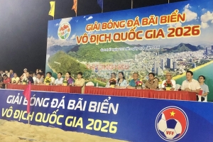 Gia Lai khởi tranh Giải Bóng đá Bãi biển Vô địch Quốc gia 2026