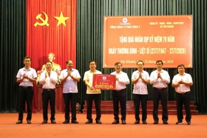 EVNGENCO3 trao 947 phần quà tri ân người có công tại Ninh Bình