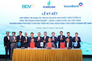 BIDV và VietinBank đồng hành cùng Petrovietnam triển khai Dự án Nhà máy Nhiệt điện Ô Môn IV