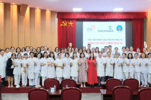Vietcombank và Bệnh viện Hữu Nghị tổ chức đào tạo nâng cao chất lượng dịch vụ y tế