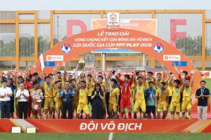 U21 Sông Lam Nghệ An lần thứ 6 vô địch Giải U21 Quốc gia