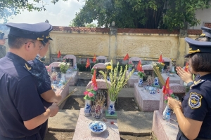 Hải quan Khu vực I tổ chức nhiều hoạt động tri ân nhân Ngày Thương binh - Liệt sĩ
