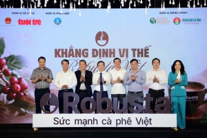 Phân bón Cà Mau góp phần nâng cao thương hiệu cà phê Robusta Việt trên bản đồ thế giới