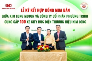 KIM LONG MOTOR và Phương Trinh Buslines hợp tác thúc đẩy hệ sinh thái giao thông xanh