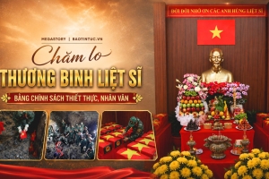 Chăm lo thương binh liệt sĩ bằng chính sách thiết thực, nhân văn