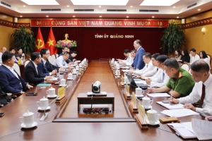 Bí thư Tỉnh ủy Quảng Ninh tiếp, làm việc với Tập đoàn Amata và các nhà đầu tư