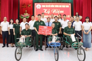 Viettel Bắc Ninh tri ân người có công tại Trung tâm Điều dưỡng Thương binh Thuận Thành