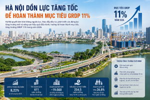 Hà Nội dồn lực tăng tốc để hoàn thành mục tiêu GRDP 11%