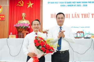 Đà Nẵng: Ông Nguyễn Đình Vĩnh giữ chức Chủ tịch Ủy ban MTTQ Việt Nam thành phố
