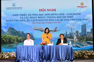 Hội nghị giới thiệu đường bay Đồng Hới - Cam Ranh và Ngày hội Văn hóa, Du lịch Khánh Hòa tại Quảng Trị năm 2026