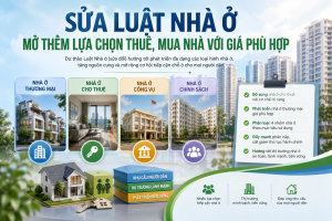 Sửa Luật Nhà ở: Mở thêm lựa chọn thuê, mua nhà với giá phù hợp
