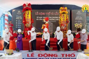 Khởi công dự án tổ hợp thương mại và căn hộ nghỉ dưỡng gần 870 tỷ đồng tại Cửa Lò