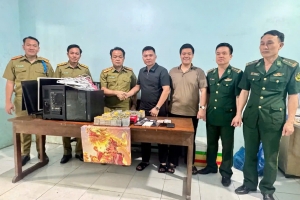 Khởi tố nhóm đối tượng sang Lào livestream "vé cào trúng thưởng" để lừa đảo hàng loạt