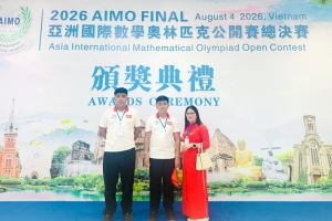 Bắc Ninh: 2 anh em ruột đoạt Huy chương Bạc tại Chung kết quốc tế Đấu trường Toán học châu Á 2026