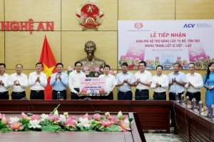 ACV hỗ trợ 20 tỷ đồng cùng Nghệ An nâng cấp, tôn tạo Nghĩa trang Liệt sĩ Việt - Lào