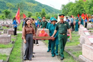 Hà Tĩnh hoàn thành lấy mẫu các phần mộ liệt sĩ chưa xác định thông tin