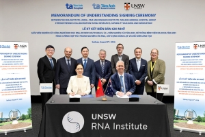 Hệ thống Bệnh viện Tâm Anh hợp tác Viện RNA Đại học New South Wales số 1 của Australia cùng nghiên cứu phát triển công nghệ RNA phòng cúm, ung thư  