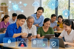 Cà Mau đẩy mạnh “Bình dân học vụ số”, chú trọng kỹ năng AI và phòng chống lừa đảo mạng