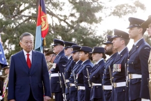Lễ đón Tổng Bí thư, Chủ tịch nước Tô Lâm thăm cấp Nhà nước Australia
