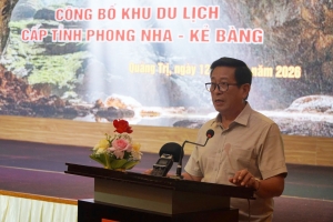 Quảng Trị công nhận Phong Nha - Kẻ Bàng là khu du lịch cấp tỉnh