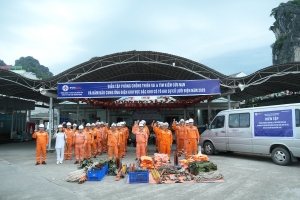 Công ty Điện lực Quảng Ninh diễn tập phòng, chống thiên tai & tìm kiếm cứu nạn và đảm bảo cung ứng điện Đặc khu Cô Tô