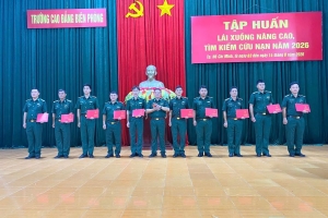Trường Cao đẳng Biên phòng: Bế mạc tập huấn điều khiển phương tiện thủy cứu nạn