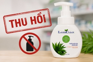 Hà Nội yêu cầu thu hồi, tiêu hủy nước rửa tay Layer Clean