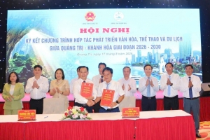 Quảng Trị - Khánh Hòa tăng cường liên kết phát triển văn hóa, thể thao và du lịch