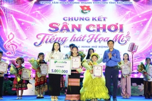 Sôi nổi Chung kết Sân chơi “Tiếng hát họa mi” tỉnh Bắc Ninh