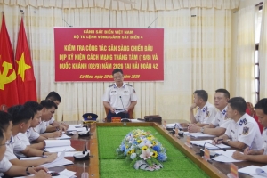 Hải đoàn 42 đảm bảo tốt công tác sẵn sàng chiến đấu bảo vệ chủ quyền biển đảo dịp lễ Quốc khánh 2/9