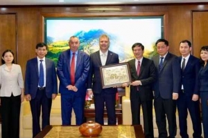 Phó Bí thư Tỉnh ủy Quảng Ninh tiếp xã giao Chủ tịch Đảng Cộng sản Séc