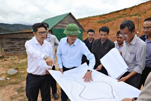 Xử lý triệt để nguy cơ sạt lở tại dự án Tái định cư Đưng K’Nớ 5