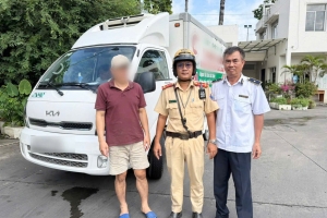 CSGT Rạch Chiếc xử lý 2 trường hợp vận chuyển sản phẩm động vật vi phạm