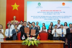 Quảng Trị ký kết Biên bản ghi nhớ hợp tác với K-Market Việt Nam
