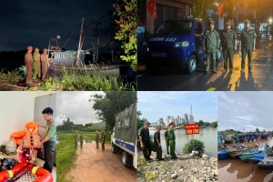 Công an Quảng Ninh triển khai các biện pháp phòng chống bão và mưa lớn kéo dài