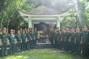 Sư đoàn 9 hành quân về nguồn thăm nơi thành lập đơn vị