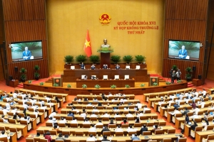 Quốc hội biểu quyết thông qua nhiều dự án luật, nghị quyết trong phiên bế mạc