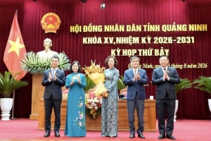 Bà Vũ Thị Mai Anh được bầu giữ chức Phó Chủ tịch UBND tỉnh Quảng Ninh