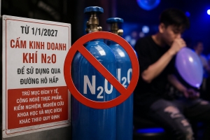 Từ năm 2027, cấm kinh doanh khí N2O ngoài mục đích y tế