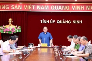 Thường trực Ban Chỉ đạo phòng, chống tham nhũng, lãng phí, tiêu cực tỉnh Quảng Ninh họp thường kỳ tháng 8