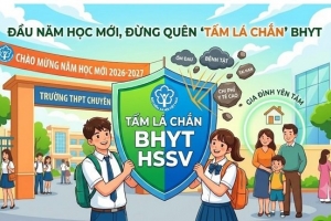 Đầu năm học mới, đừng quên “tấm lá chắn” bảo hiểm y tế